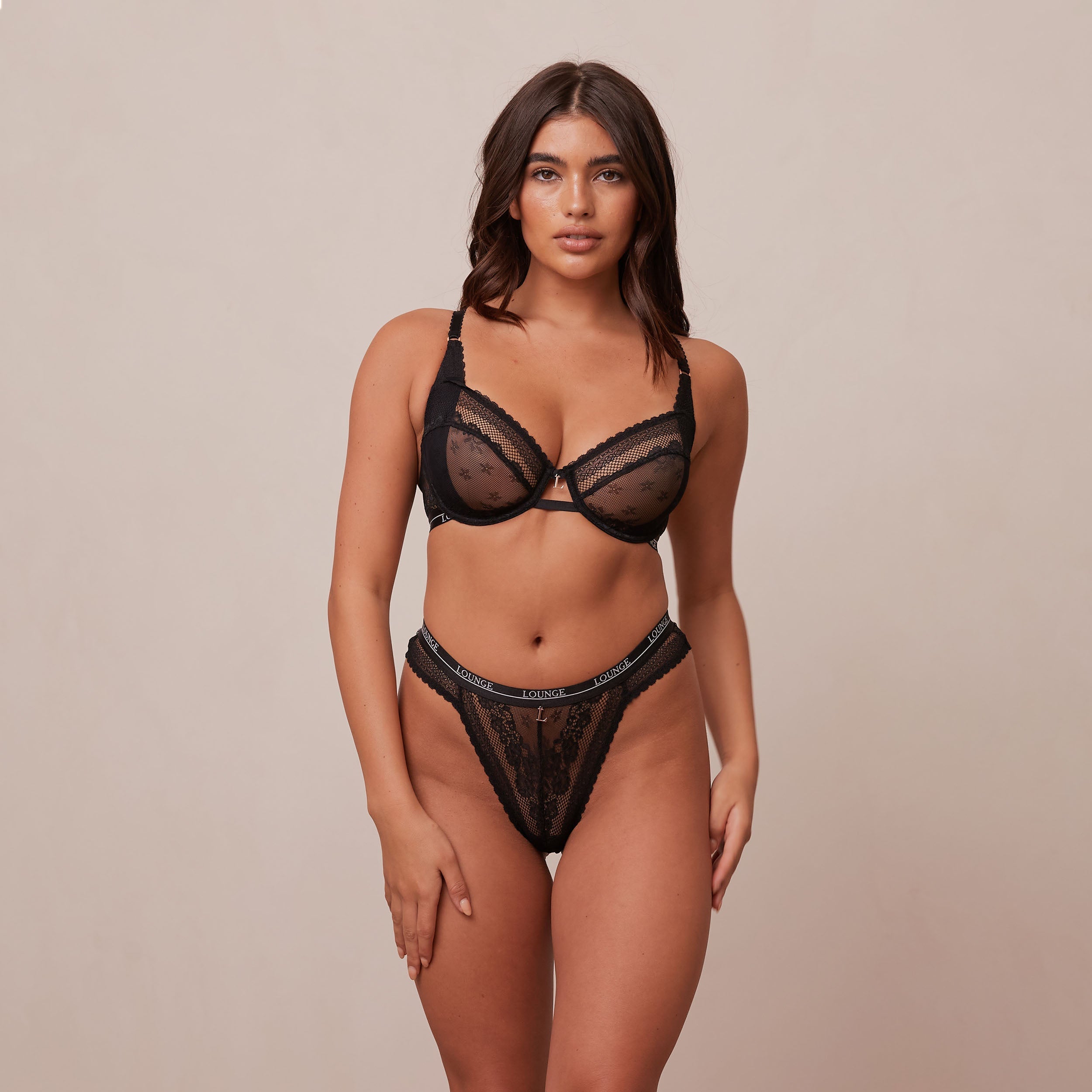 Liberty Balcony Bra - Comfortable & Supportive Underwire Bra in Black | Perfect for Everyday Wear & Special Occasions