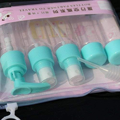 Zollyss 6-Piece Travel Bottle Set - 40ml Empty Refillable Spray Bottles for Cosmetics, Perfume & Liquids | Leak-Proof Transparent Plastic Containers | Perfect for Travel, Gym, Toiletries & DIY Beauty Products