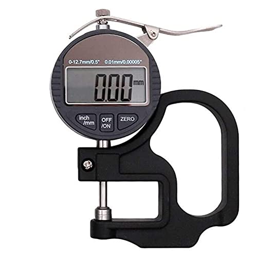 Precision Digital Micrometer Caliper - 0.001mm/0.01mm Electronic Thickness Gauge, Stainless Steel Thickness Meter for Jewelry, Metal, Plastic & Wood Measurement - Perfect for Engineers, Machinists & DIY Projects