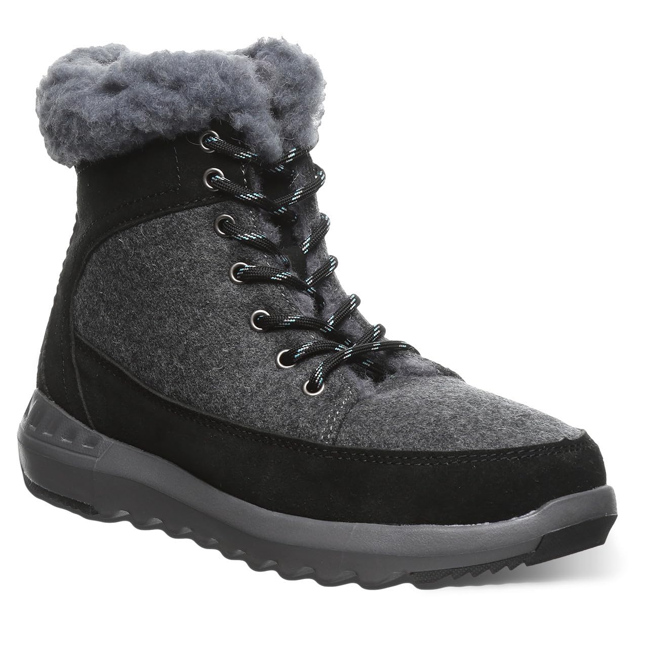 BEARPAW Women's Cheryl Suede Winter Boots - Comfortable & Warm Ankle Boots for Casual Wear, Snow & Outdoor Activities