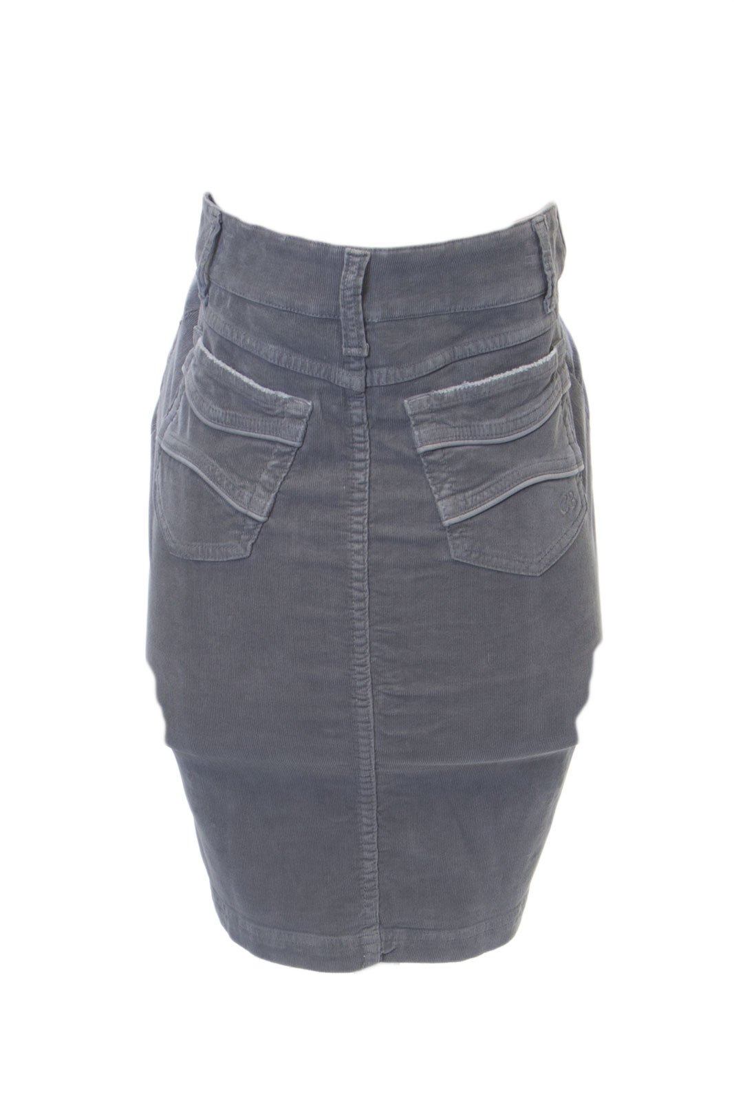 Olian Elly B Maternity Women's Velvet Pencil Skirt - Stretchy Comfortable Pregnancy Work Skirt for Office, Party & Special Occasions