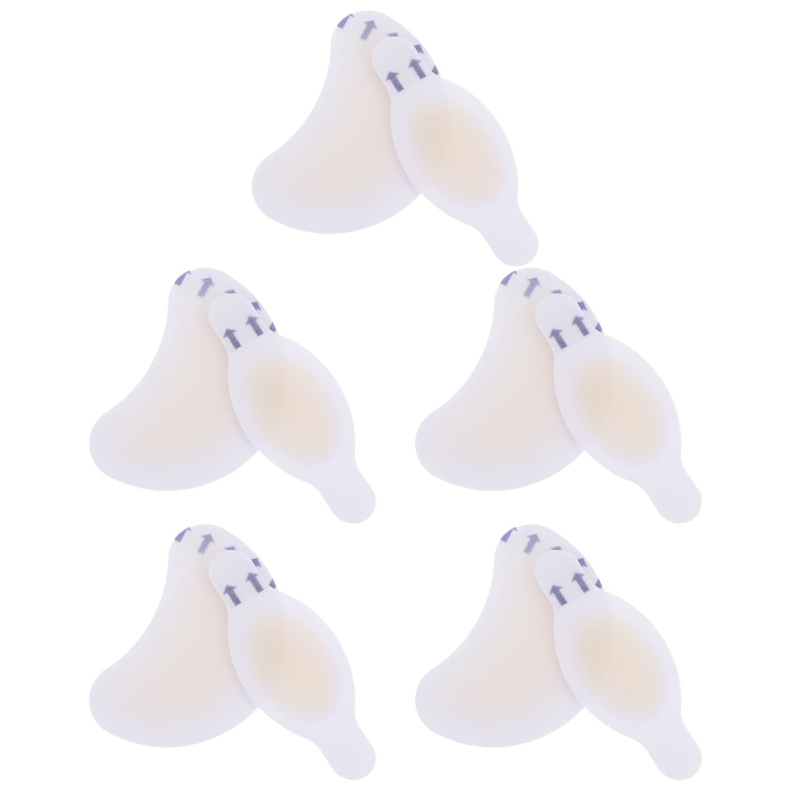 Healifty 10pcs Blister Prevention Stickers - Anti-Friction Heel Pads for Shoes, Comfortable Foot Cushion for Running, Hiking & Daily Wear