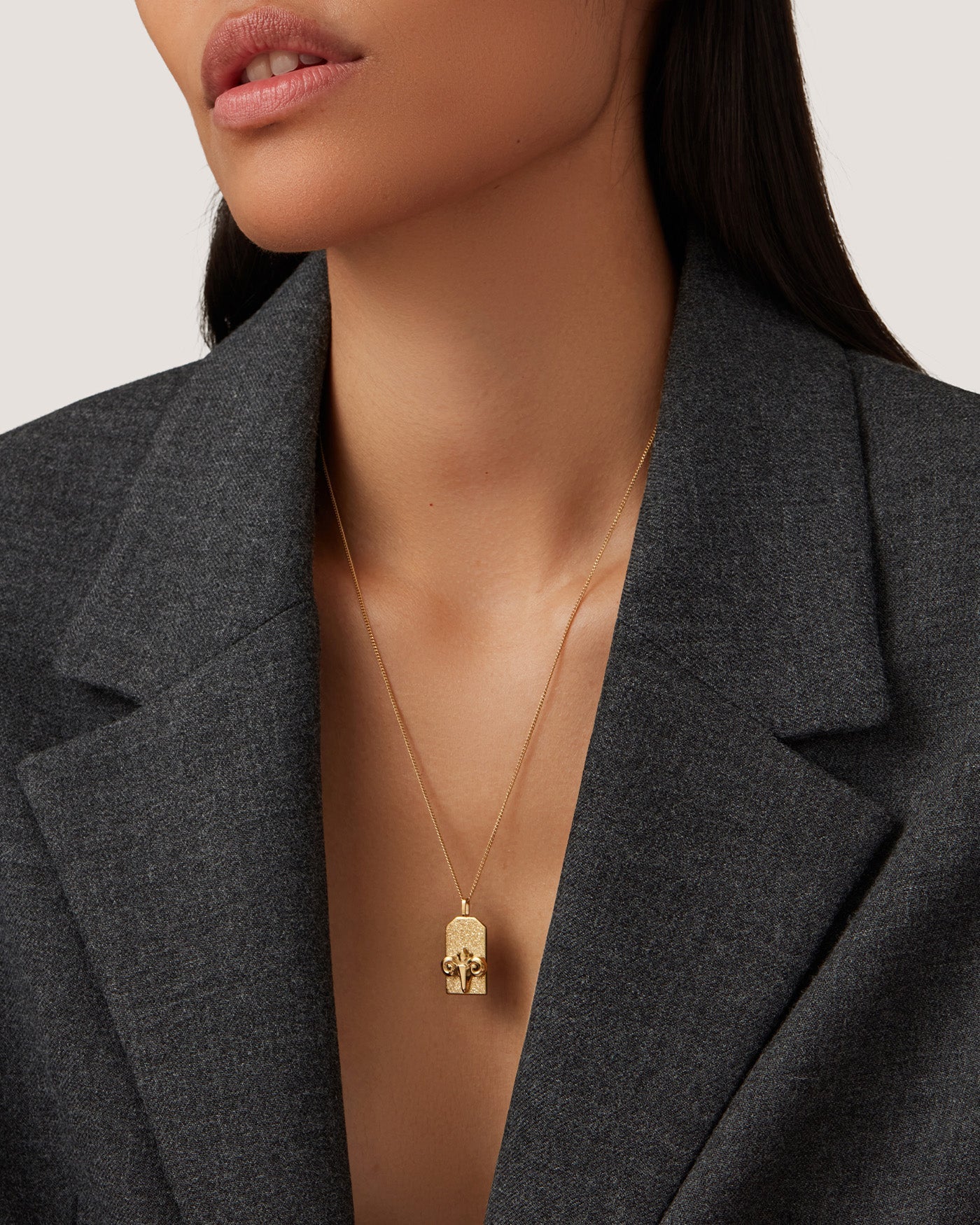 Aries Zodiac Pendant Necklace - Sterling Silver Zodiac Sign Jewelry for Women - Perfect Birthday Gift & Everyday Wear for Aries Women