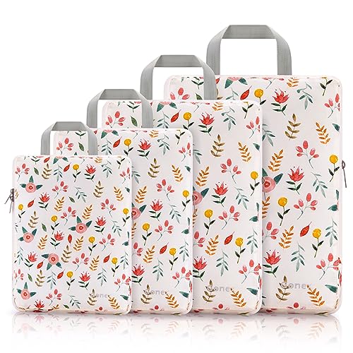 4 PCS Floral Pink