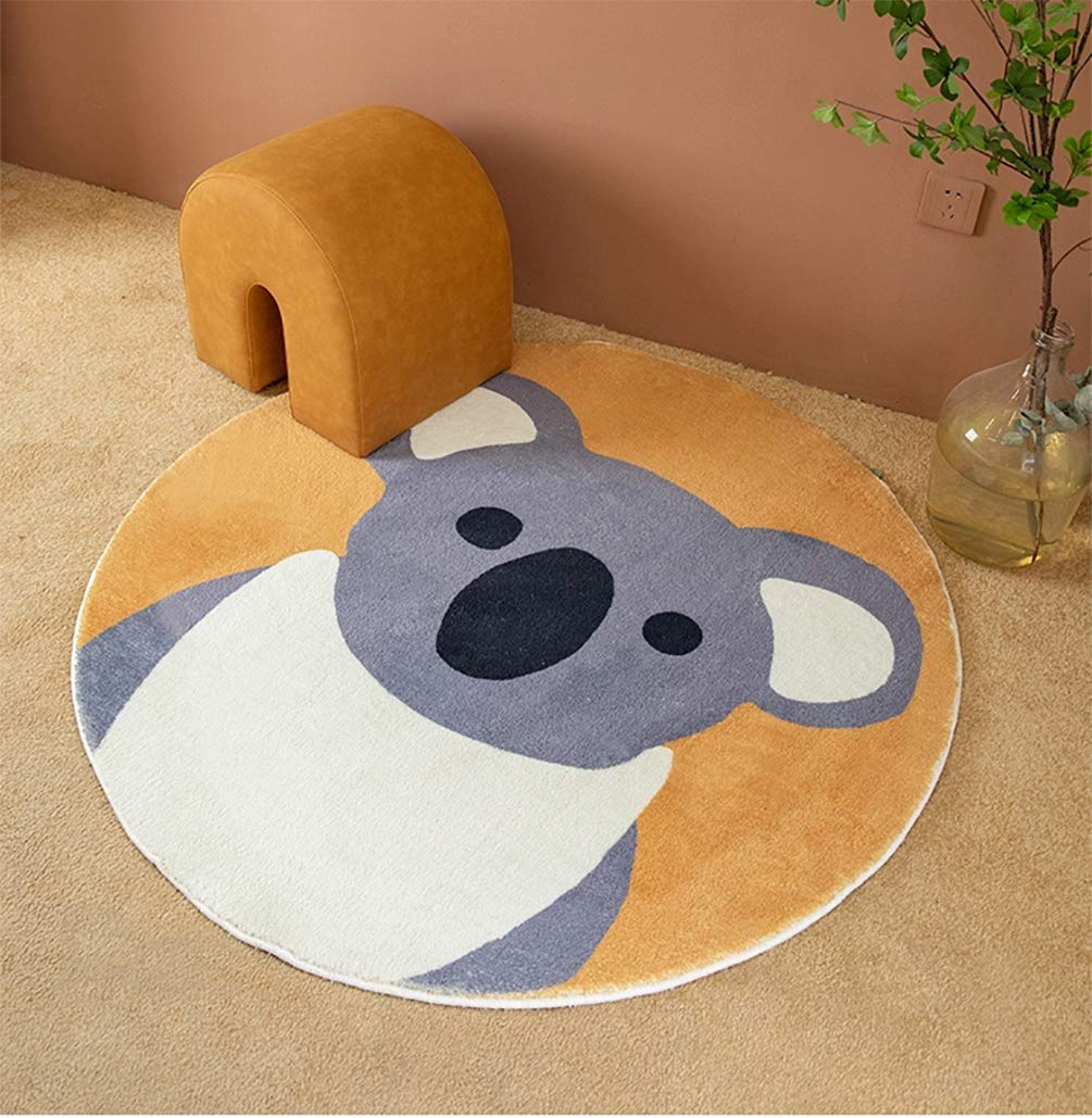 Fennco Styles Kids Cartoon Grey Koala Shag Area Rug 32