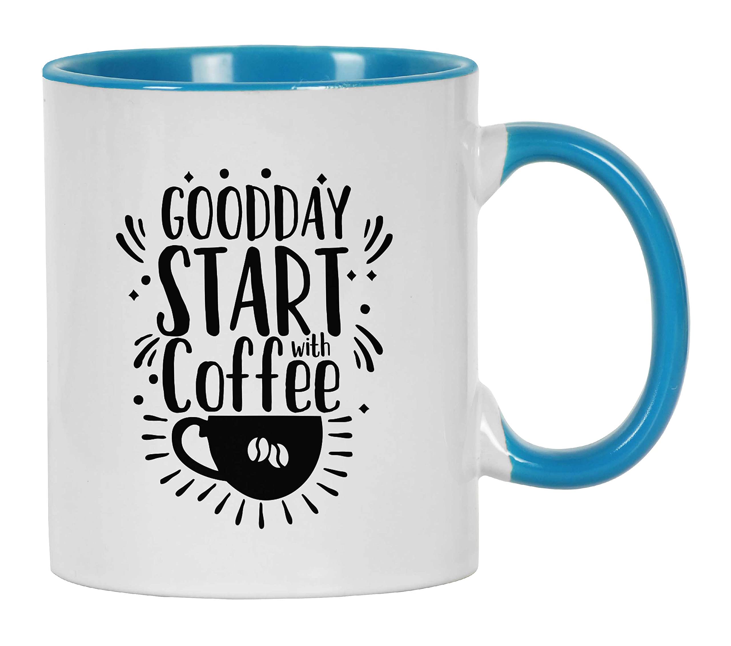 11 Oz Ceramic Coffee Mug - Perfect Gift for Coworkers, Boss & Coffee Lovers - Blue | Ideal for Office, Home & Daily Coffee Breaks
