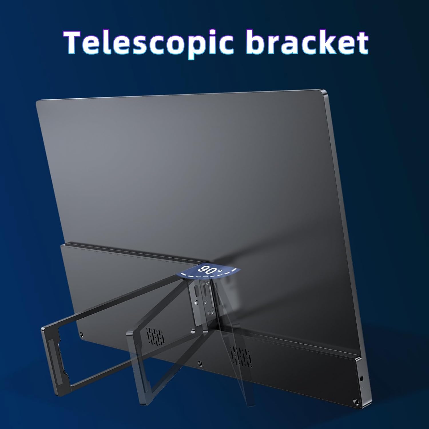 EVICIV 13.3 Inch 4K Portable Monitor - 3840x2160 Resolution, 1500:1 Contrast Ratio, 300 Nits Brightness, Eye Care Screen for Laptop, PC, Mac, PS5, Phone & Switch | Perfect for Gaming, Work & Travel