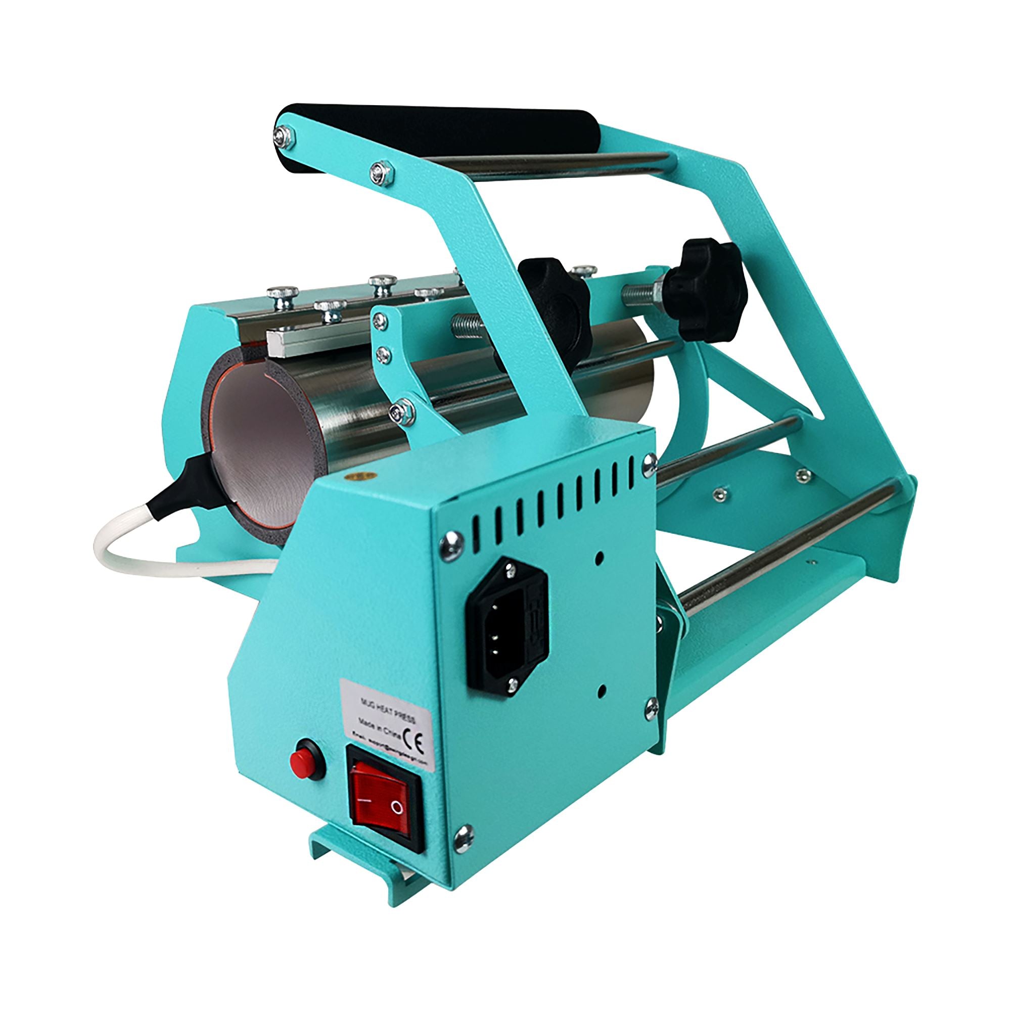 20oz & 30oz Swing Design Tumbler Heat Press Machine - Turquoise Color for Custom Cup Printing, Perfect for DIY Crafts, Small Business & Personalized Gifts