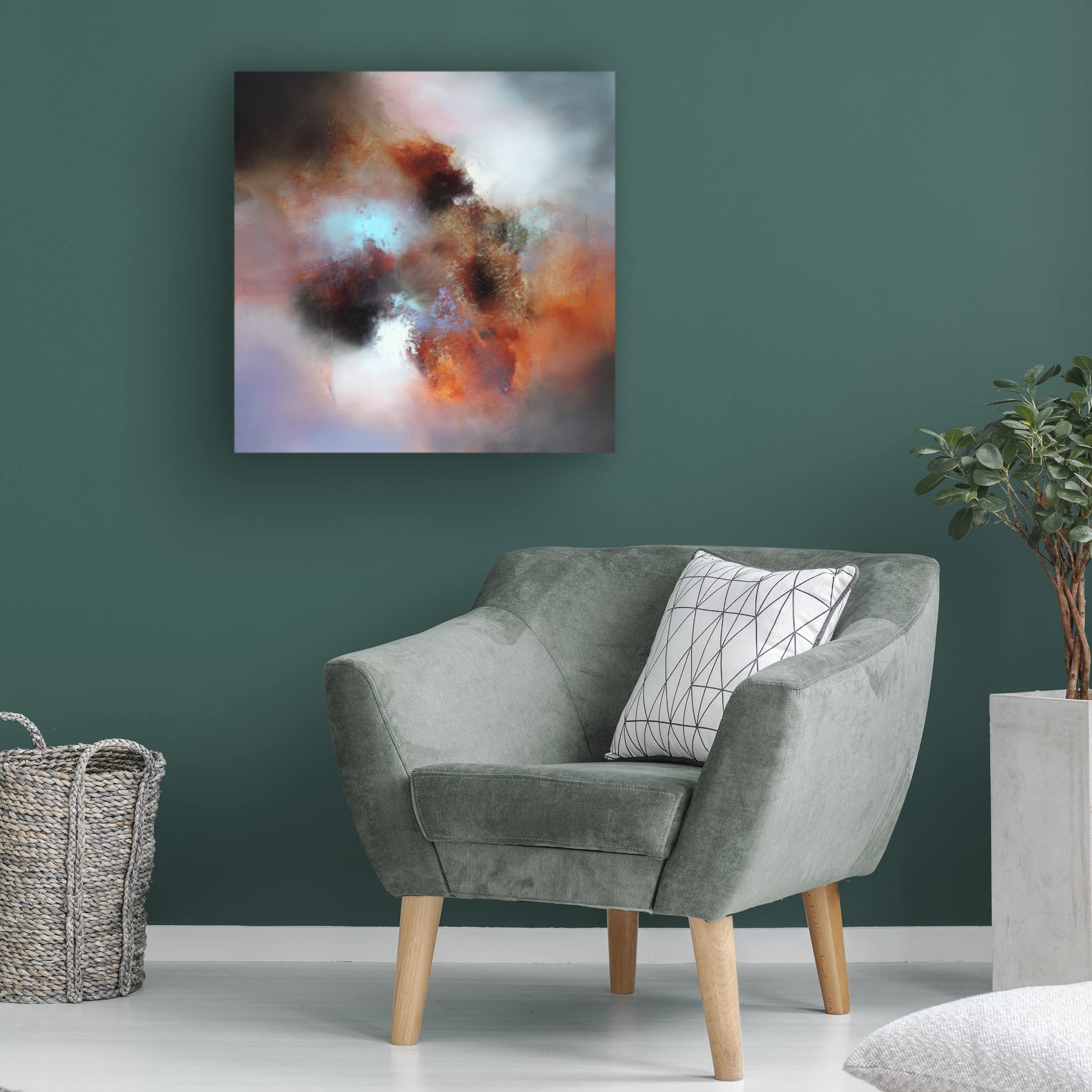 Trademark Fine Art 'Voyage' Canvas Wall Art by Eelco Maan - Modern Abstract Painting for Living Room, Bedroom & Office Decor