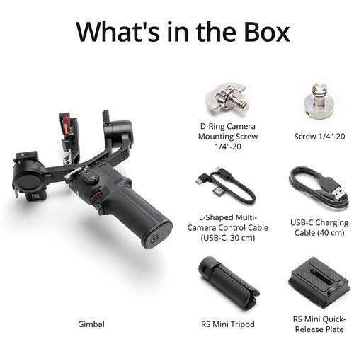 DJI RS 3 Mini Gimbal Stabilizer - 3-Axis Handheld Stabilizer for Mirrorless Cameras | Perfect for Vlogging, Travel Videos & Content Creation