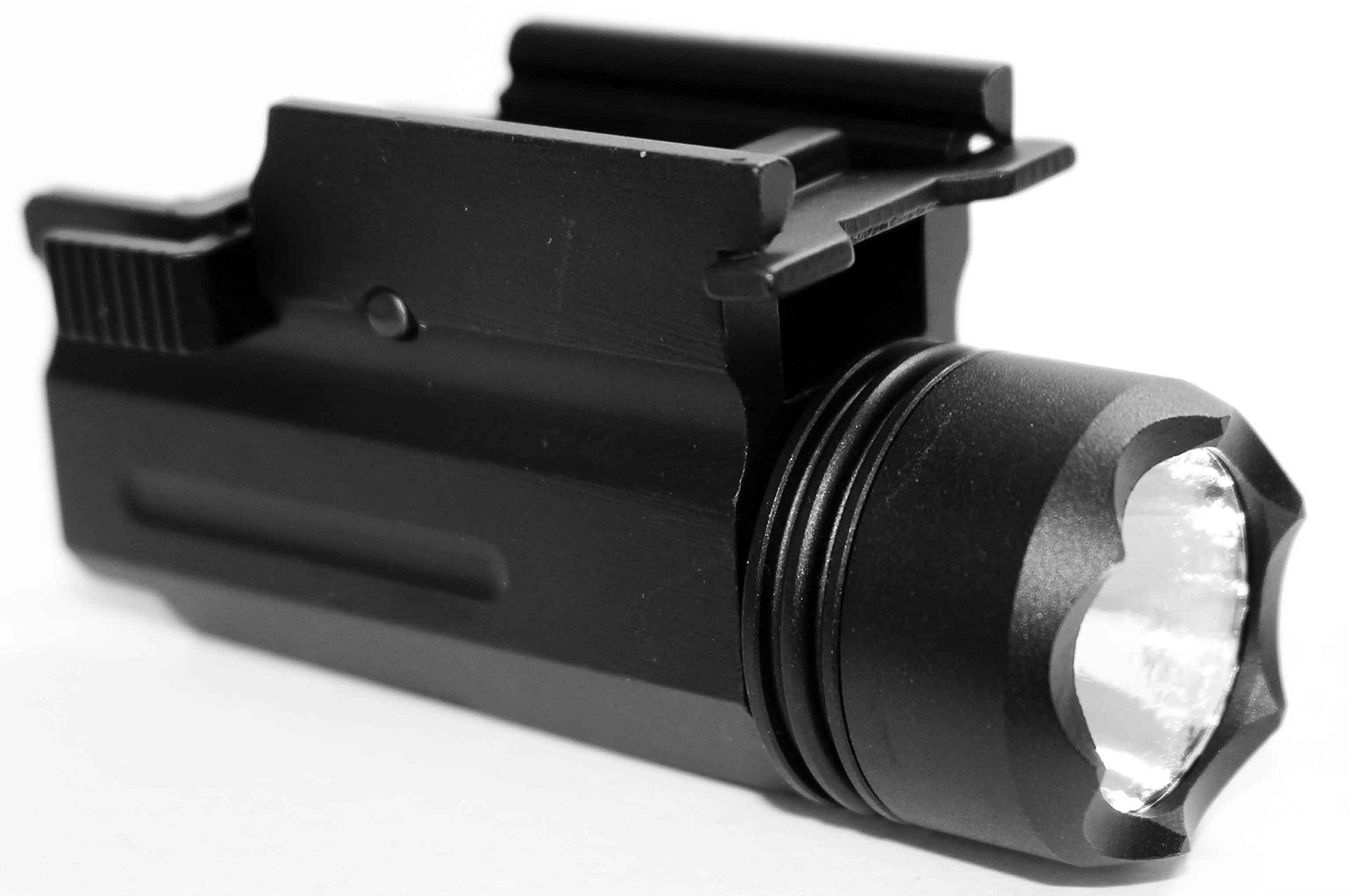 CZ P-07 Tactical Flashlight with Picatinny/Weaver Rail Mount - Aluminum Black Home Defense & Tactical Accessory for Handguns - Perfect for Night Operations, Home Security & Outdoor Activities