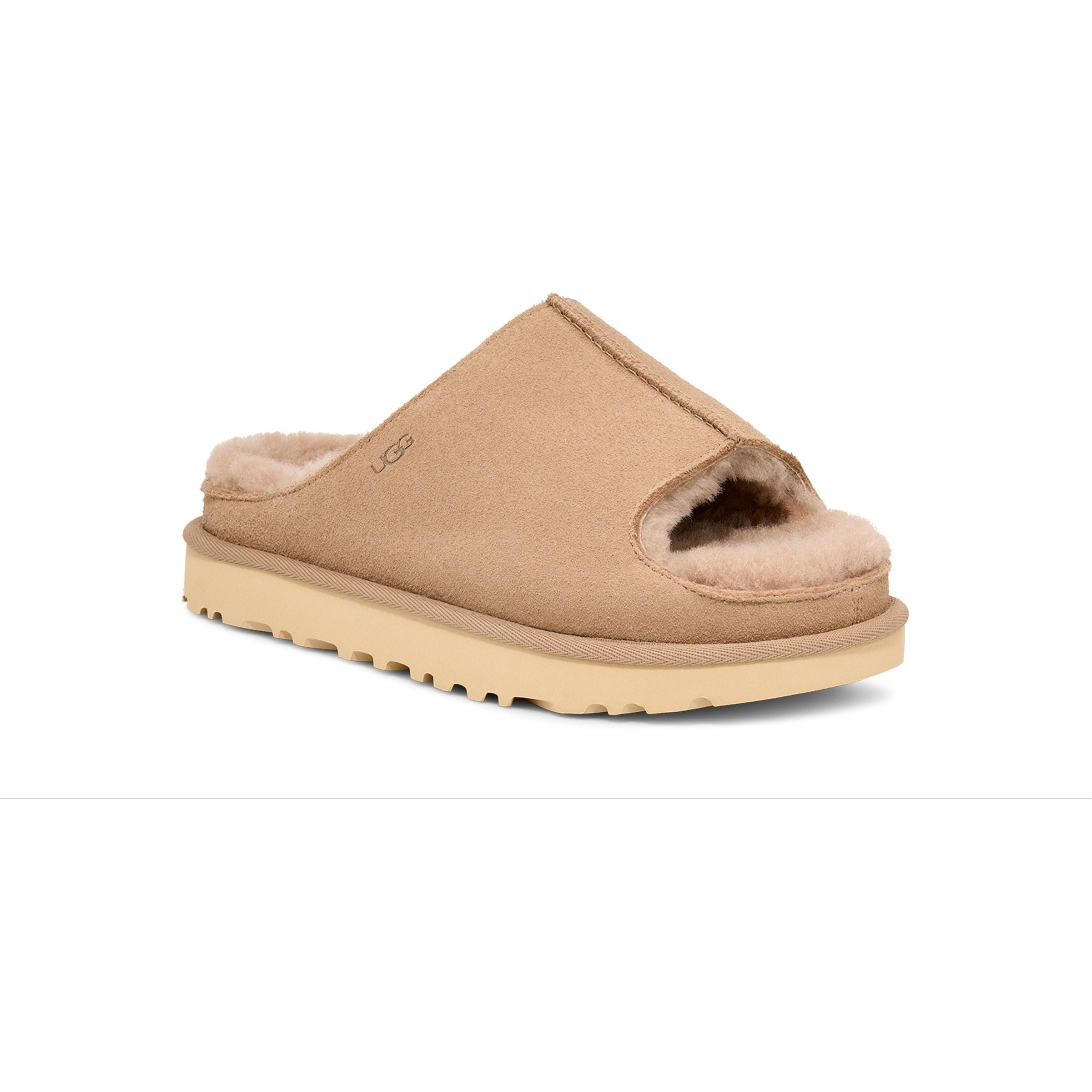 UGG Women's Greenport Slide Sandals - Comfortable House Slippers with Soft Wool Lining for Indoor/Outdoor Wear at Home or Beach