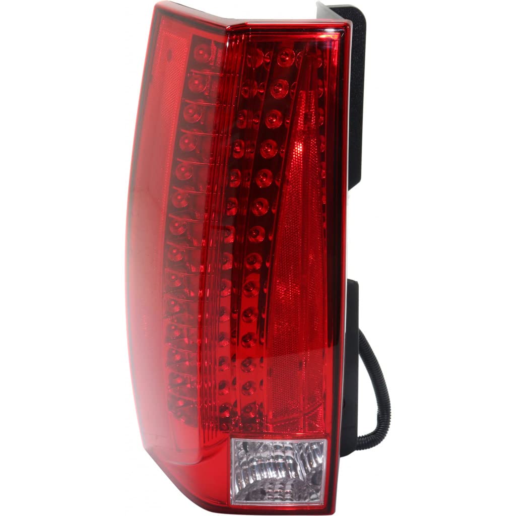 2007-2014 Cadillac Escalade Driver Side Tail Light Assembly with Bulbs - CAPA Certified Replacement for GM2800232 | Perfect for Night Driving and Enhanced Vehicle Safety
