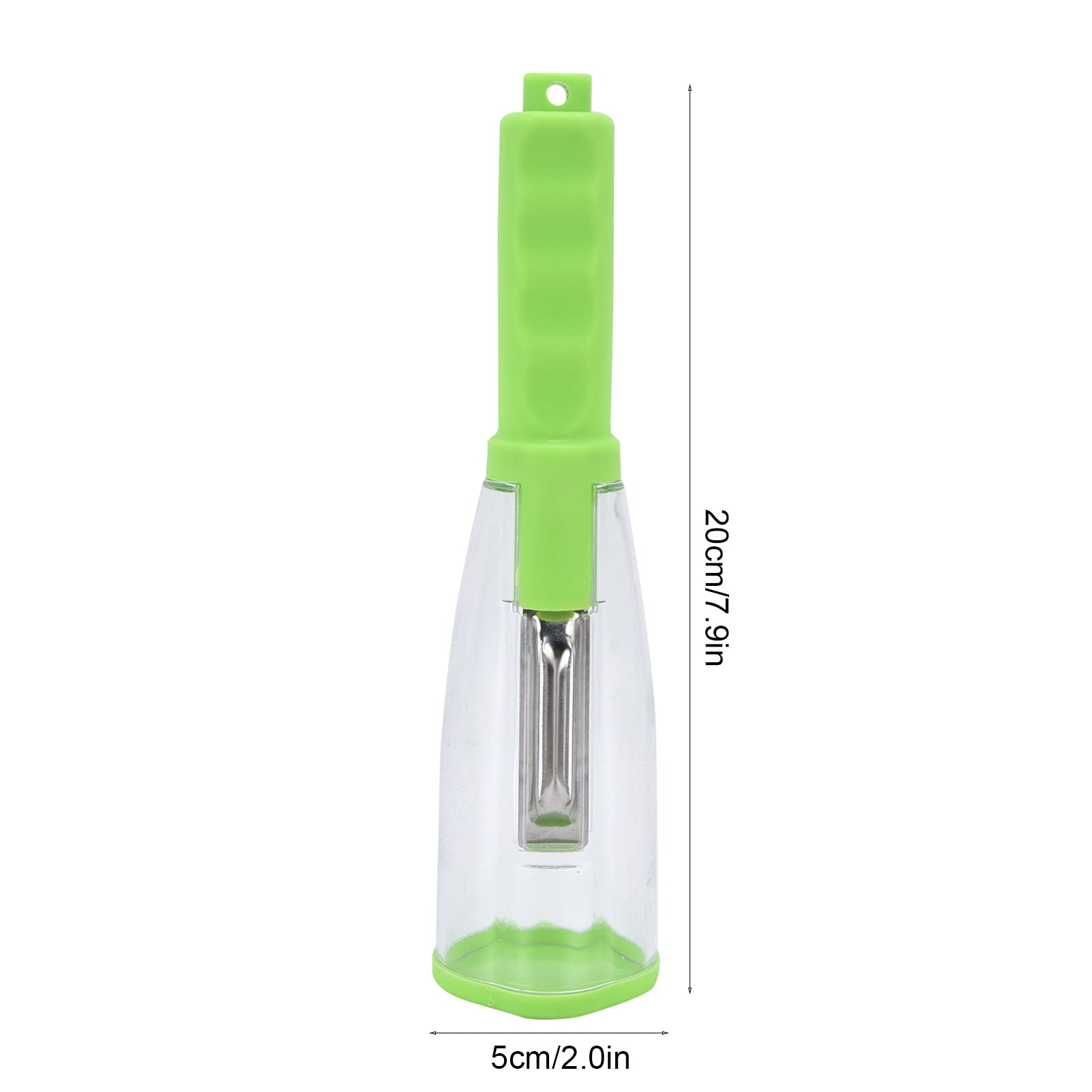 Dragon Design Fruit & Vegetable Peeler with Storage Box - Stainless Steel Kitchen Peeler Tool for Home Cooking, Meal Prep & Camping Use