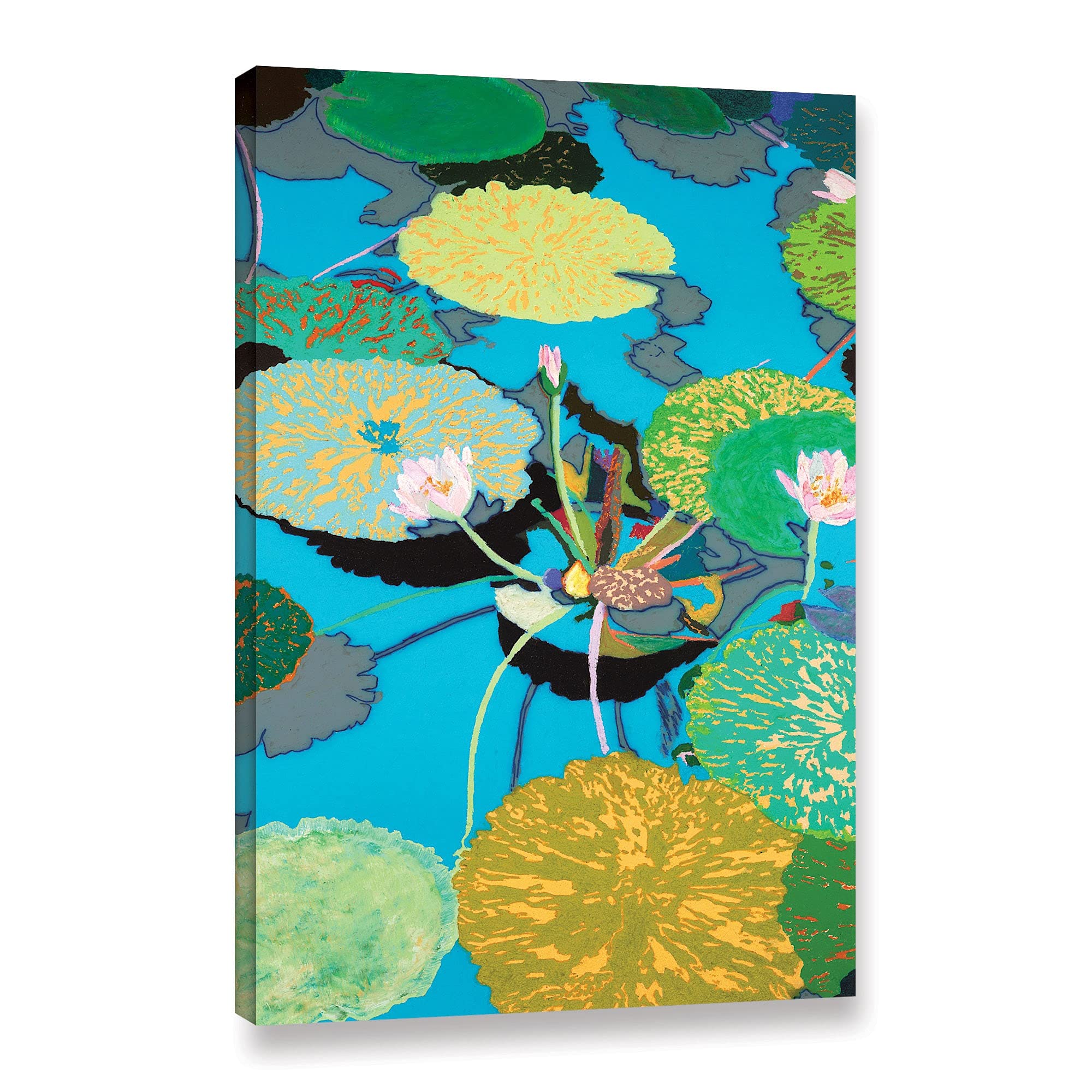 ArtWall Allan Friedlander 'Michelle's Secret Pond' Gallery-Wrapped Canvas Art Print 16x24 - Perfect for Living Room, Bedroom & Office Wall Decor
