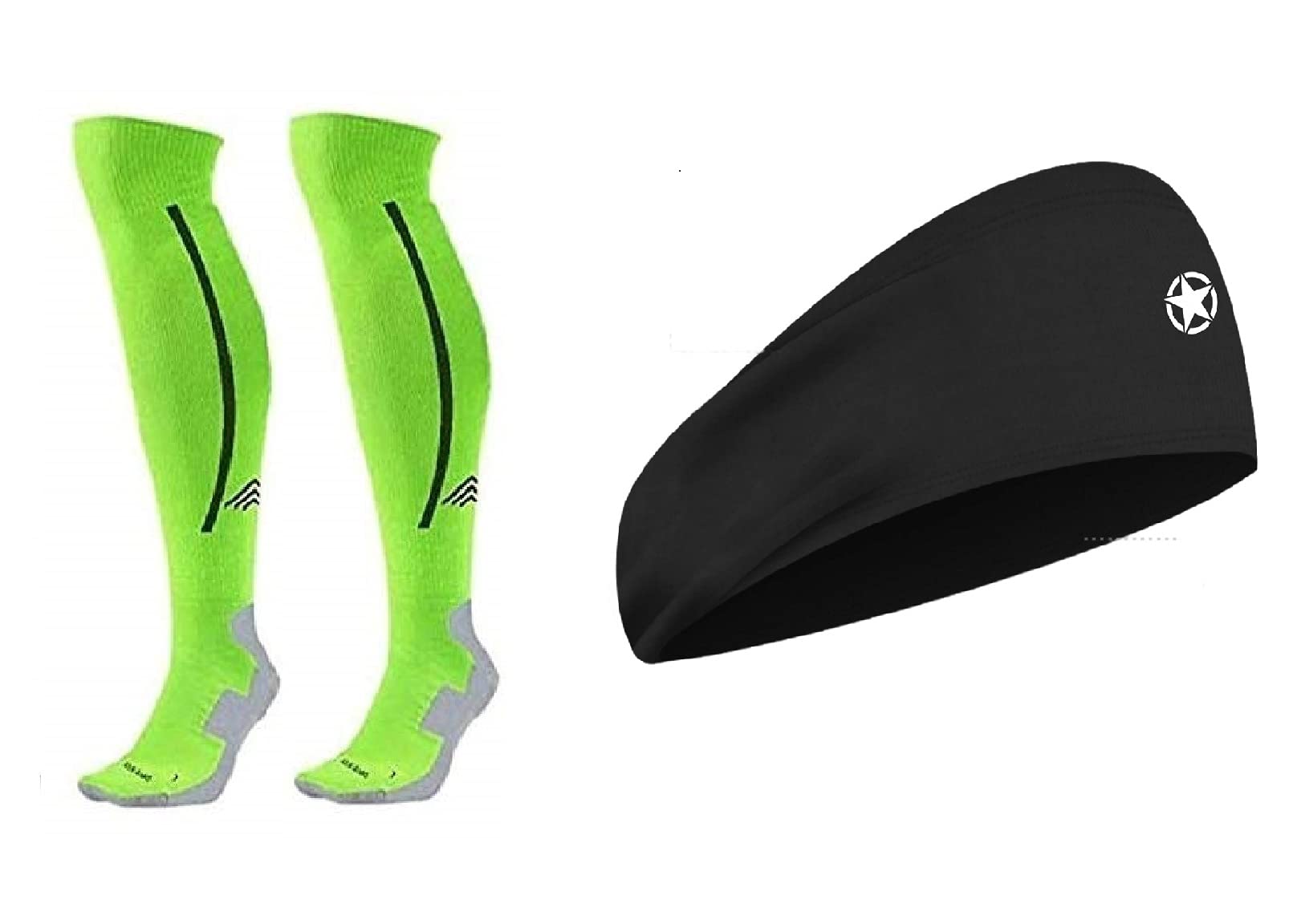 JUST RIDER Bamboo Football Socks for Men & Women - Knee High Compression Socks with Superior Grip for Shin Guards, Anti-Slip & Blister Protection - Breathable Moisture Wicking Athletic Socks for Soccer, Running & Sports Training