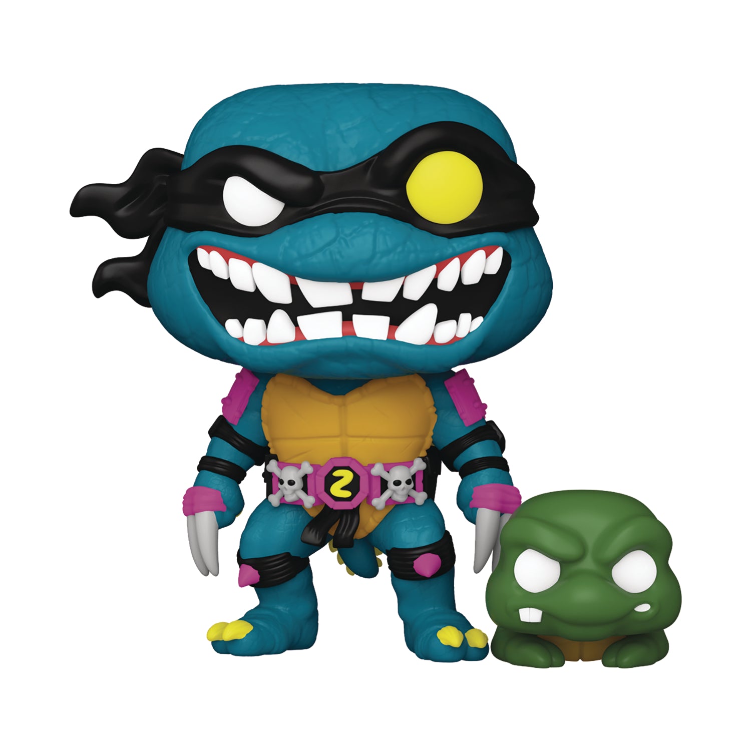 Teenage Mutant Ninja Turtles Action Figure - Pre-Mutated Slash with Mouser | Collectible TMNT Toy for Kids & Fans | Perfect for Play, Display & Gifts