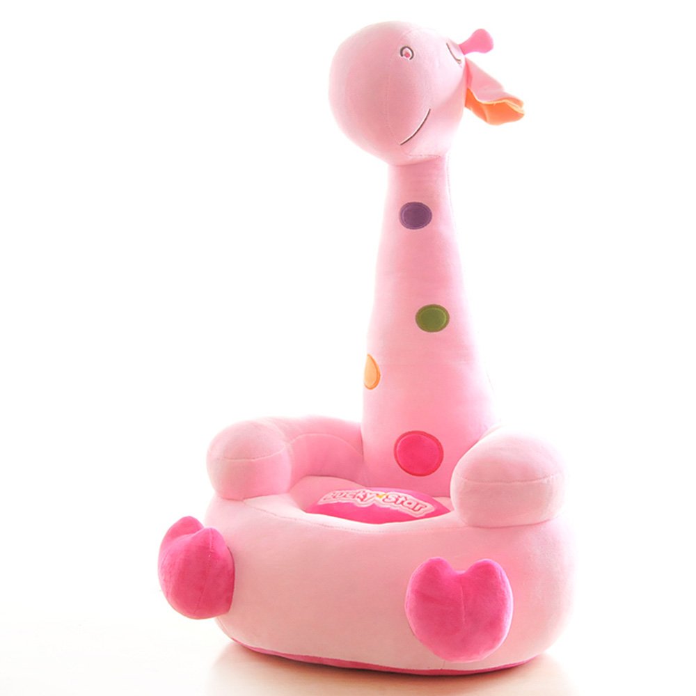 Zhanrong Cartoon Baby Sofa Seat - Soft Giraffe Design Lazy Stool for Kids & Toddlers (Multiple Colors Available) - Perfect for Nursery, Playroom & Relaxation Time