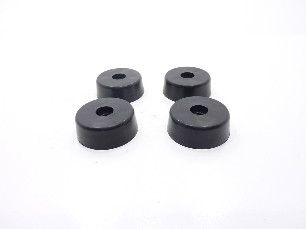 4-Pack Cabinet/Amplifier Plastic Isolation Feet F1555 - Shock Absorbing Speaker Stands for Home Audio, Studio Equipment & DJ Gear