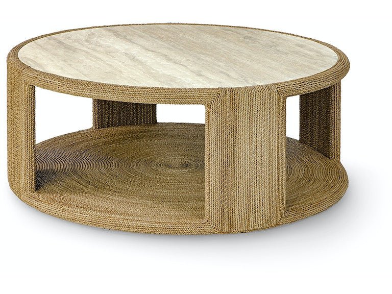 Vanessa Modern Round Coffee Table - 36 Inch Wooden Living Room Center Table for Small Spaces - Perfect for Apartments, Lounges & Cozy Home Decor