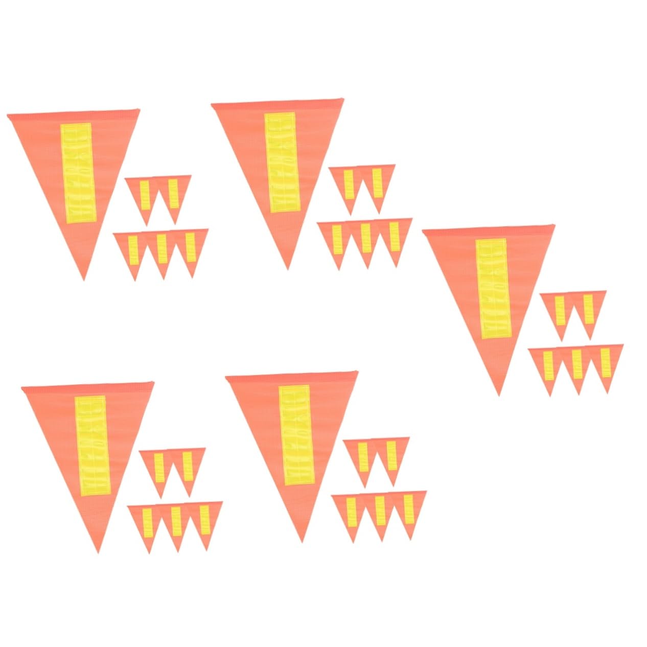 30 Pcs Reflective Bike Pennant Flags - High Visibility Safety Warning Decor for Kids Bicycles | Perfect for Night Riding, Cycling Safety & Children's Bike Accessories
