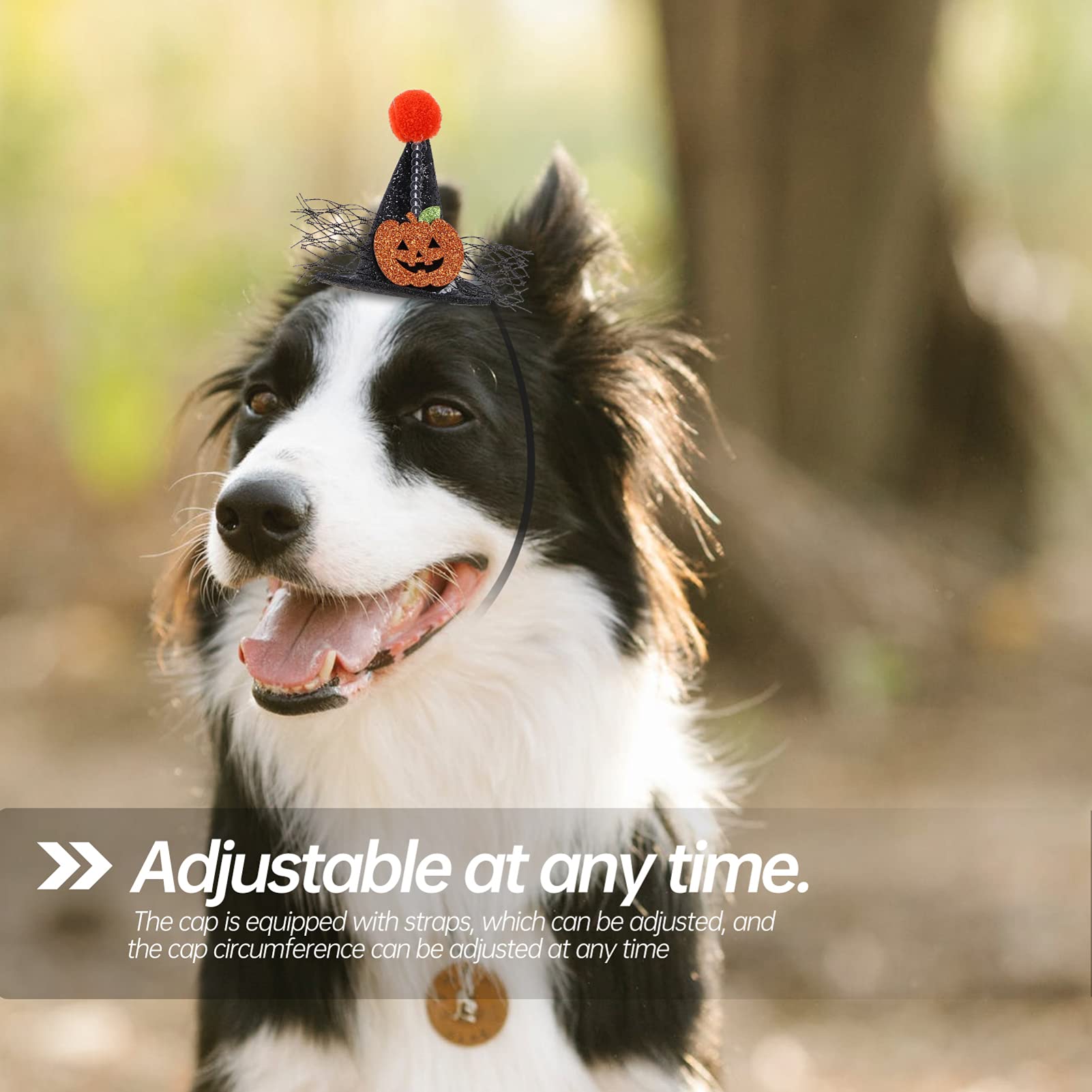 Balacoo Pet Skull Hat - Halloween Dog Costume for Cosplay & Parties