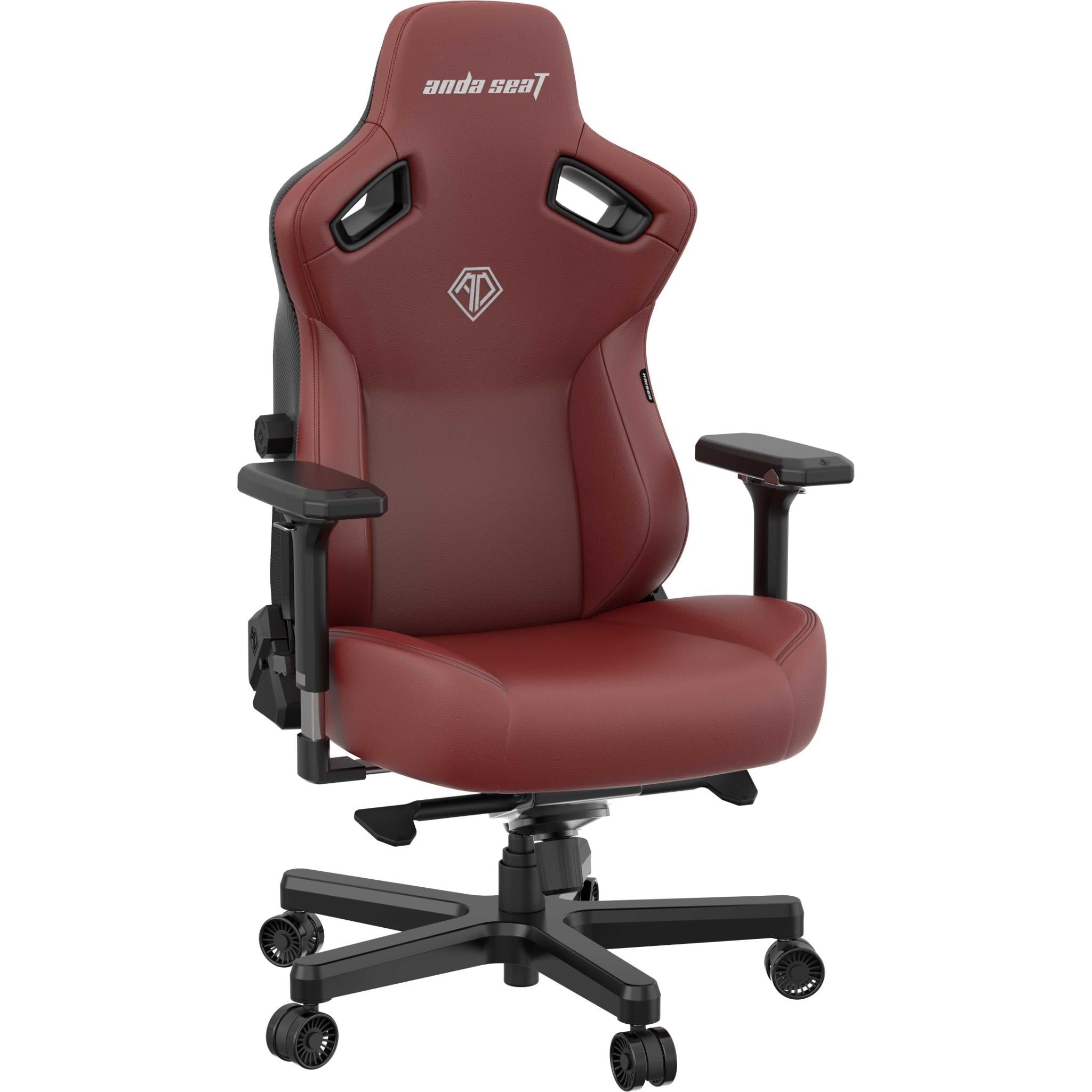 Anda Seat Kaiser 3 Series Premium Ergonomic Gaming Chair - Large Size, Maroon Red for PC, Console & Office Use