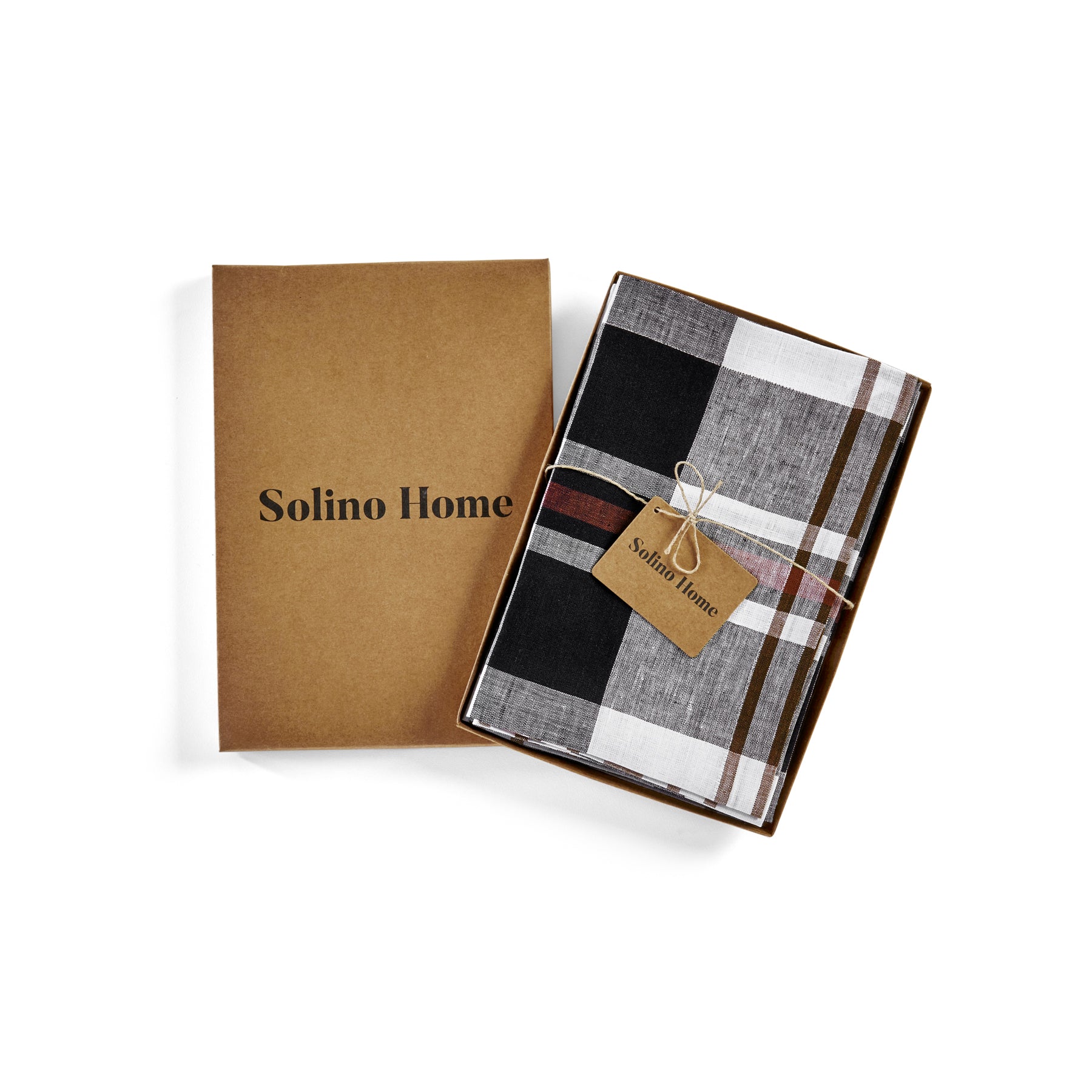 Premium Oxford Plaid Napkins Set of 4 - 100% Cotton Classic Checkered Table Linens for Formal Dining, Dinner Parties & Holiday Gatherings