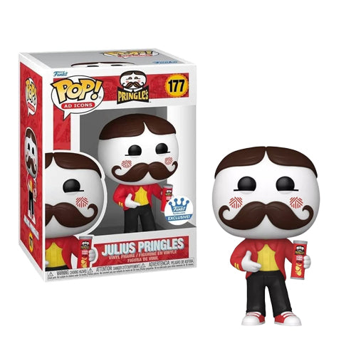 Funko Pop Ad Icons Pringles Julius Pringles Vinyl Figure - Funko Exclusive Collectible for Pop Culture Fans | Perfect for Display, Gifts, and Home Decor