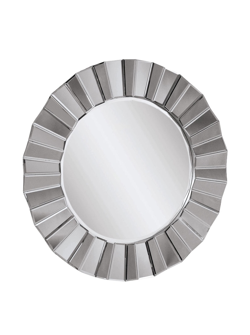 Bassett Parker Wall Mirror with Beveled Edge - Elegant Home Decor for Living Room, Bedroom & Entryway
