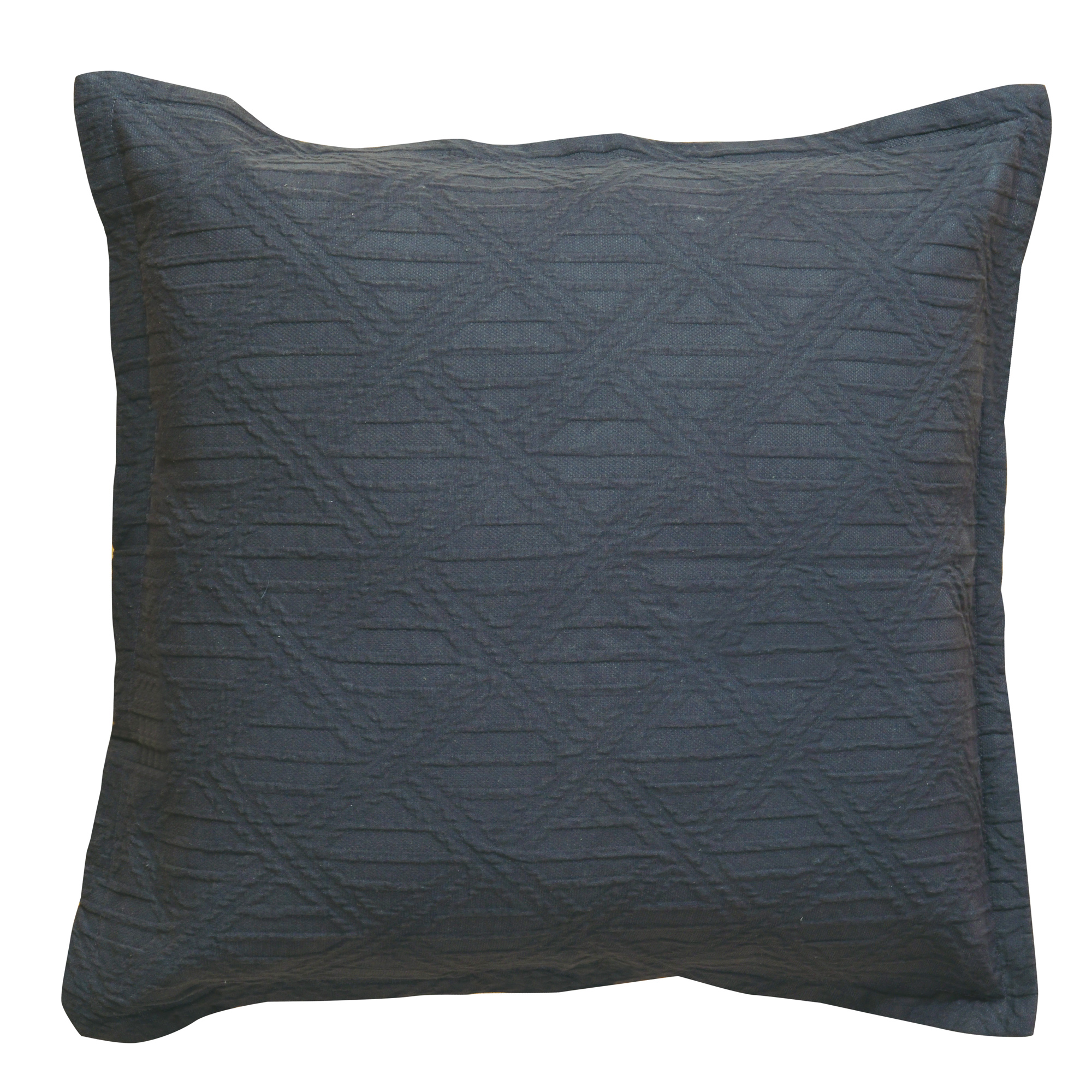 Premium Hallston Charcoal European Pillowcase Set by Bianca - Soft Luxury Bedding for Master Bedroom, Guest Room & Hotel Decor