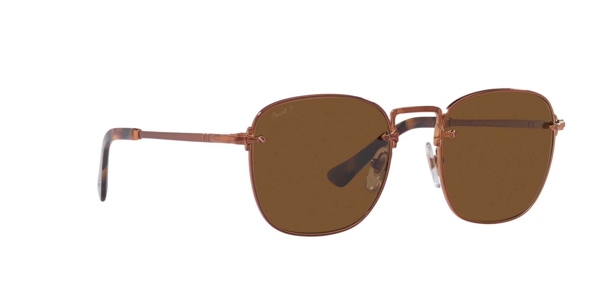 Persol PO2490S Square Sunglasses for Men & Women - Classic UV Protection Polarized Lenses - Perfect for Driving, Travel & Outdoor Activities