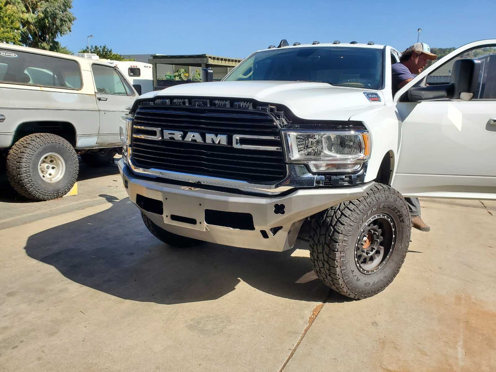 2019-2022 Ram 2500/3500 Mercenary Offroad Front Bumper | Heavy Duty Steel Construction | Perfect for Off-Roading & Truck Protection