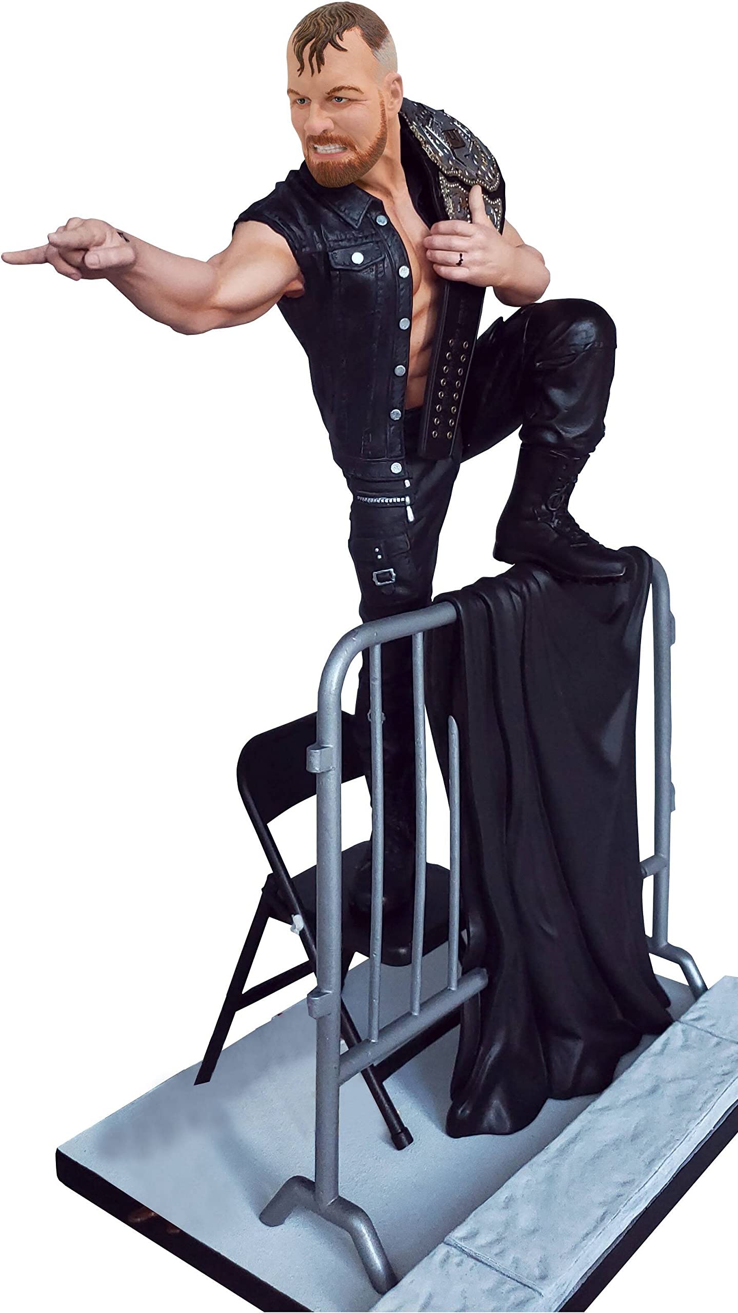 Diamond Select Toys AEW Gallery: John Moxley PVC Collectible Action Figure - Perfect for Wrestling Fans, Display & Gift Giving
