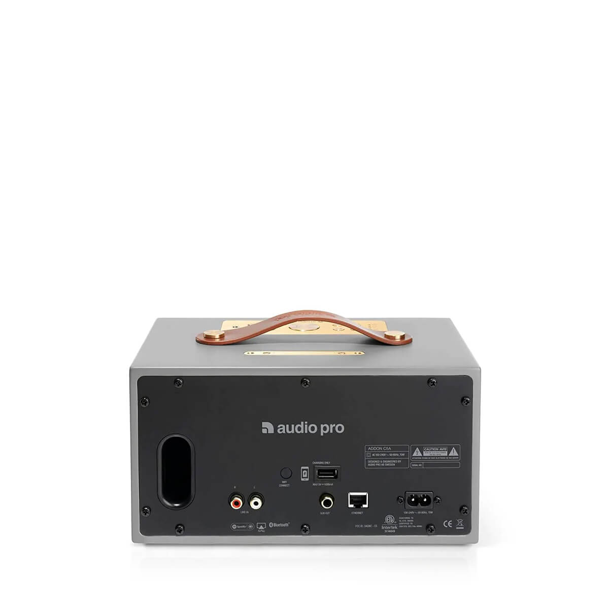 Audio Pro Addon C5 Alexa Wireless Speaker - Premium Bluetooth Speaker with Voice Control, High-Quality Sound, Storm Grey - Perfect for Home, Office, and Outdoor Use