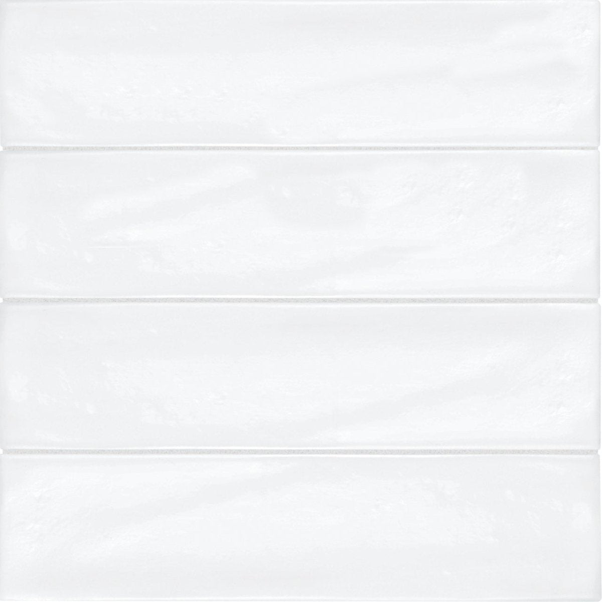 3 x 12 Inch Marble Look Glossy Ceramic Wall Tile - Pressed Glazed Cloud Design for Bathroom, Kitchen Backsplash & Shower Renovation