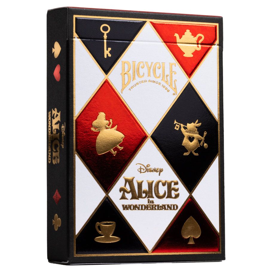Alice in Wonderland Themed Bicycle Playing Cards - Premium Quality for Magic Tricks, Card Games, and Collectors | Perfect for Poker, Bridge, and Themed Parties