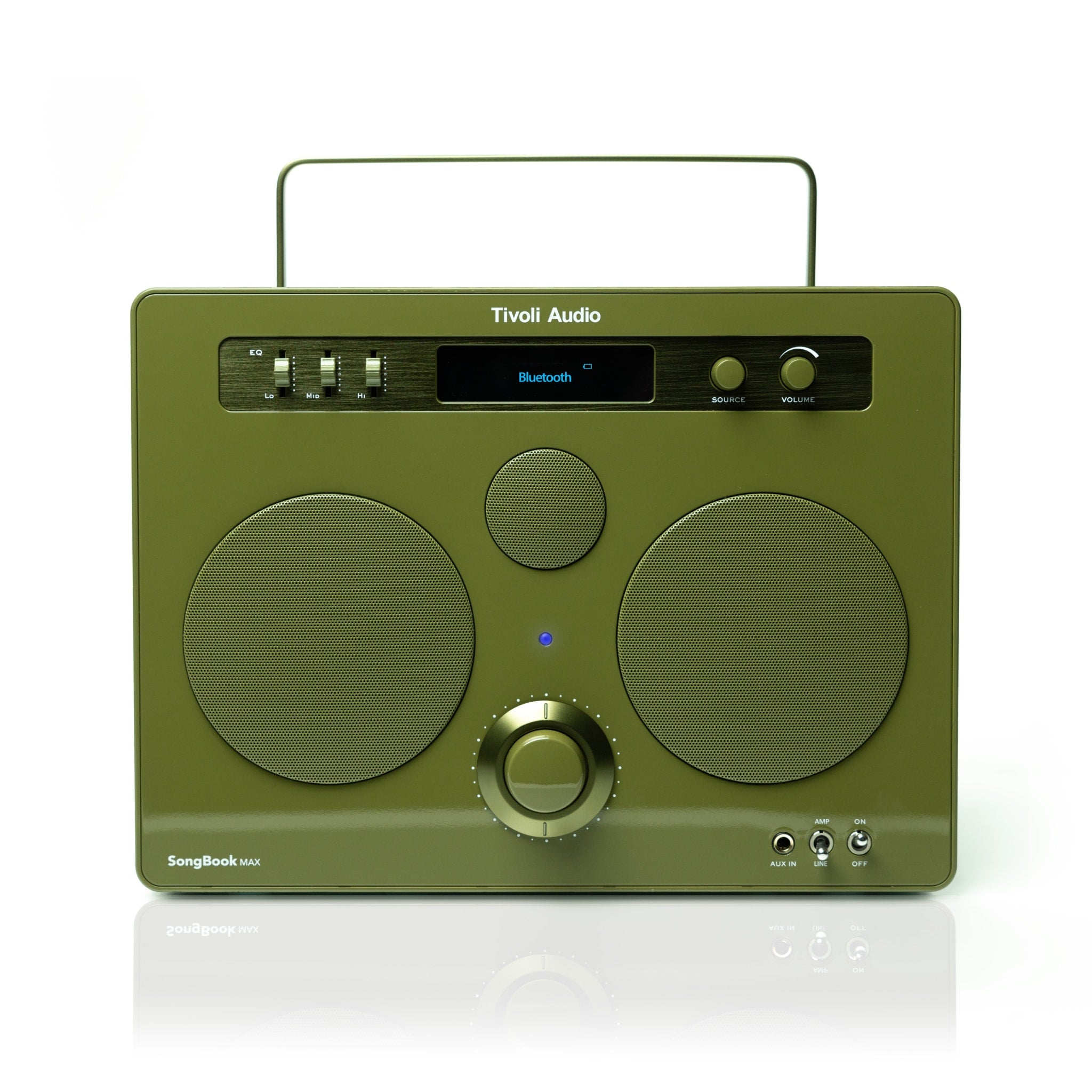 TIVOLI AUDIO Songbook Premium Wireless Bluetooth Speaker - High-Quality Sound, Portable, Green - Perfect for Home, Office, and Outdoor Use
