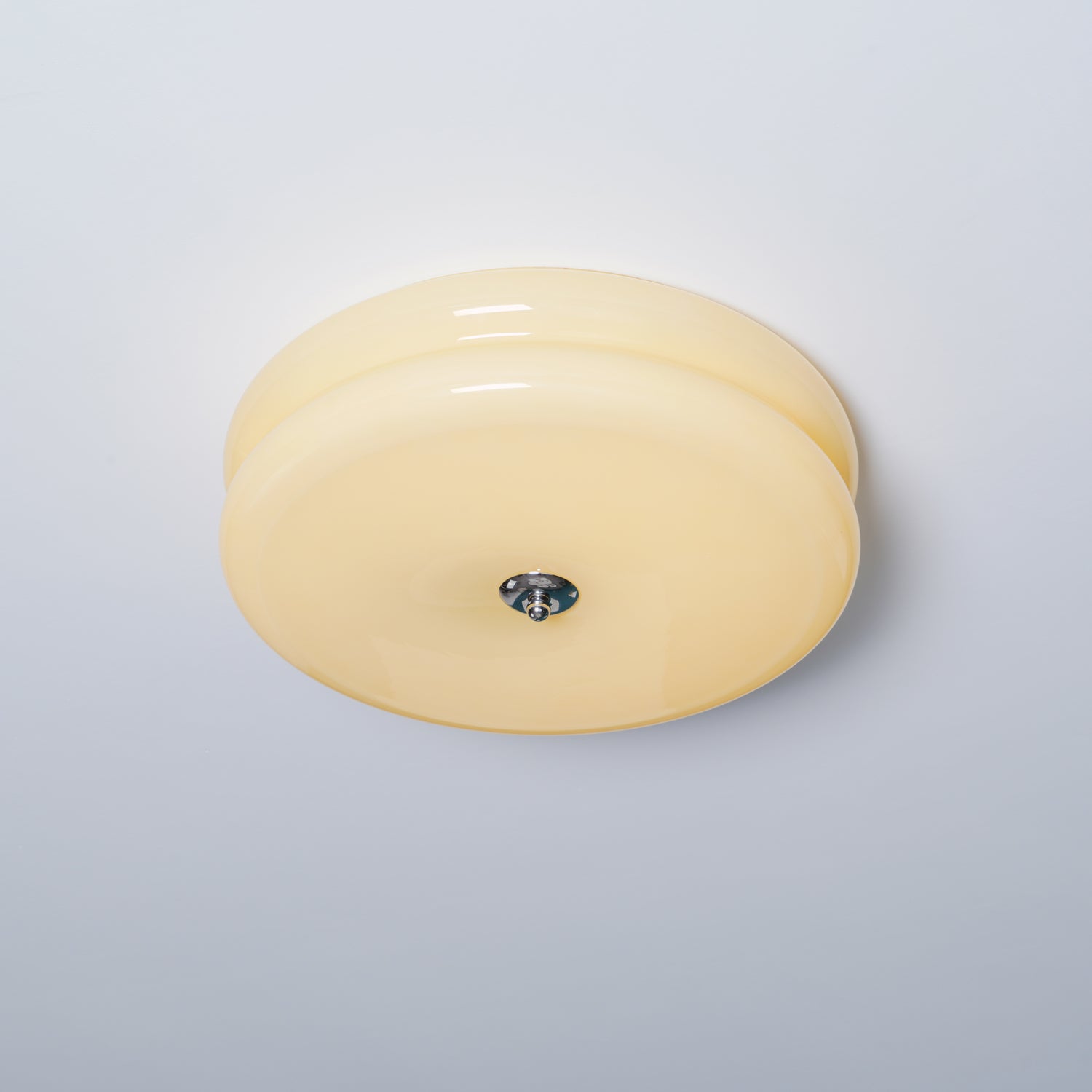 Art Deco Vintage Ceiling Light Fixture - Antique Bronze Finish, Crystal Accents - Perfect for Dining Room, Bedroom, or Foyer Lighting