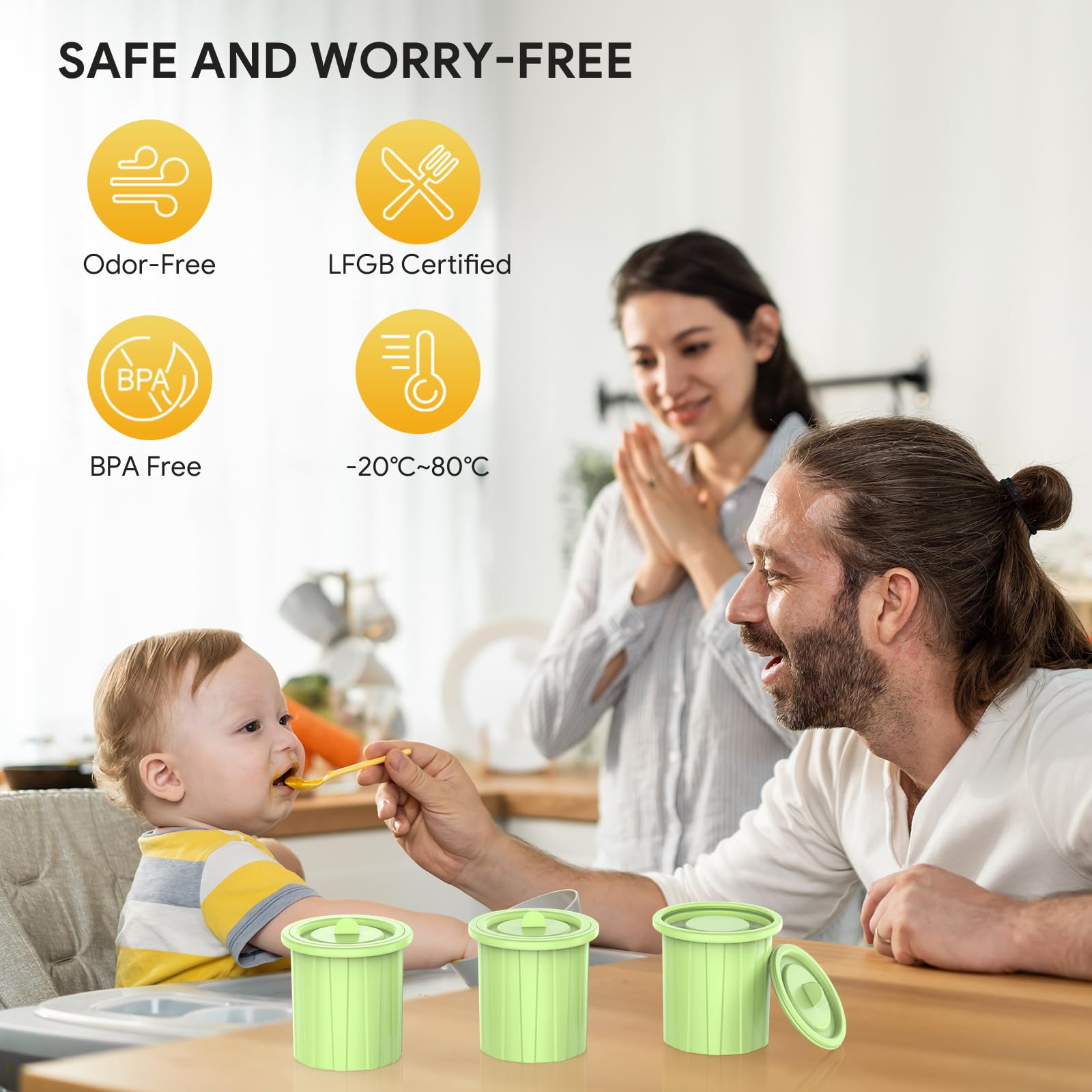 Silicone Ice Cube Tray for Owala Water Bottle - Freezer Safe Ice Mold with Lid for 24-40oz Water Bottles - Perfect for Cocktails, Whiskey & Cold Drinks at Home, Office or Outdoor Activities