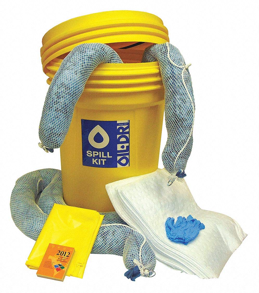Oil Dri L90830G 30-Gallon Oil & Petroleum Spill Kit - Absorbent for Garage, Workshop & Industrial Use