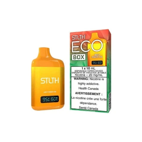 STLTH ECO BOX Disposable Vape Kit - 10mL E-Liquid Capacity - 5 Pack for Ontario Canada | Portable Vaping Device for Travel & Outdoor Use