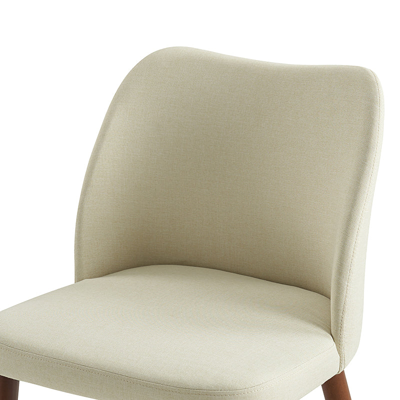 Mid Century Modern Upholstered Dining Chairs - Diana Collection | Stylish Upholstered Side Chairs for Kitchen, Dining Room & Office | Comfortable & Elegant Seating Solution