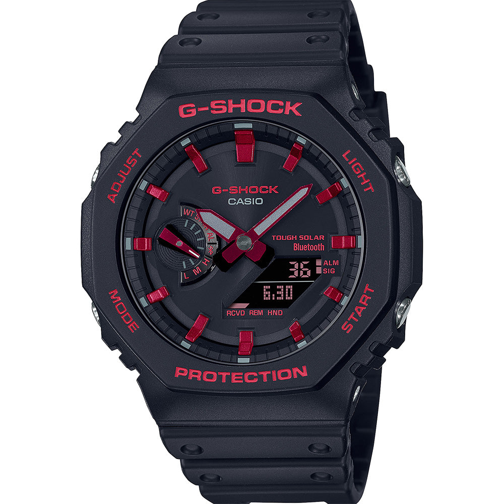 Casio G-Shock GAB2100BNR-1A Digital Watch with LED Backlight, Shock Resistant, Solar Powered - Perfect for Outdoor Adventures, Sports & Daily Wear