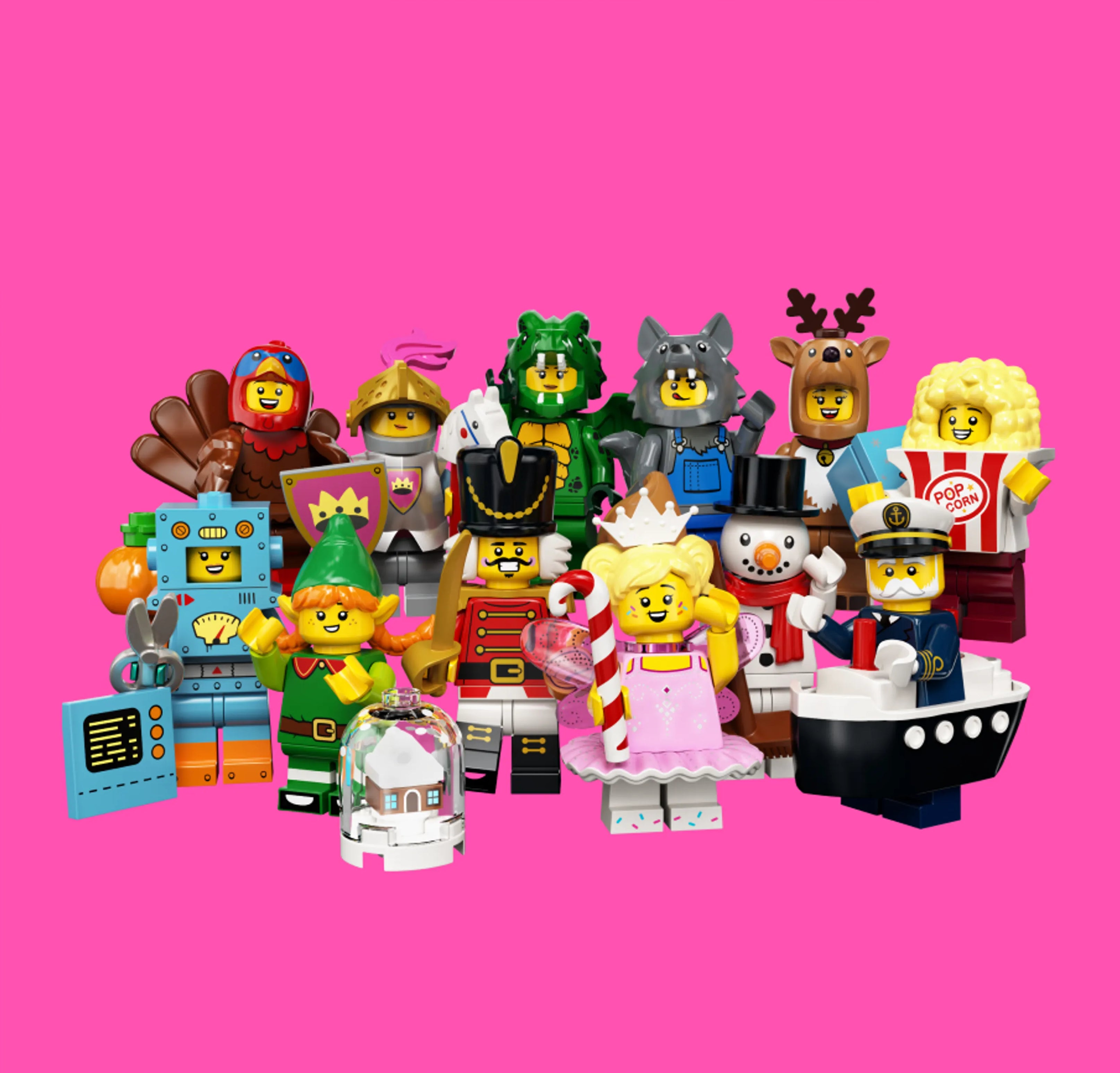 Lego® Series 23 Minifigures 71034 Display Frame - Perfect for Collectors & Home Decor | Showcase Your Mini Figures Collection