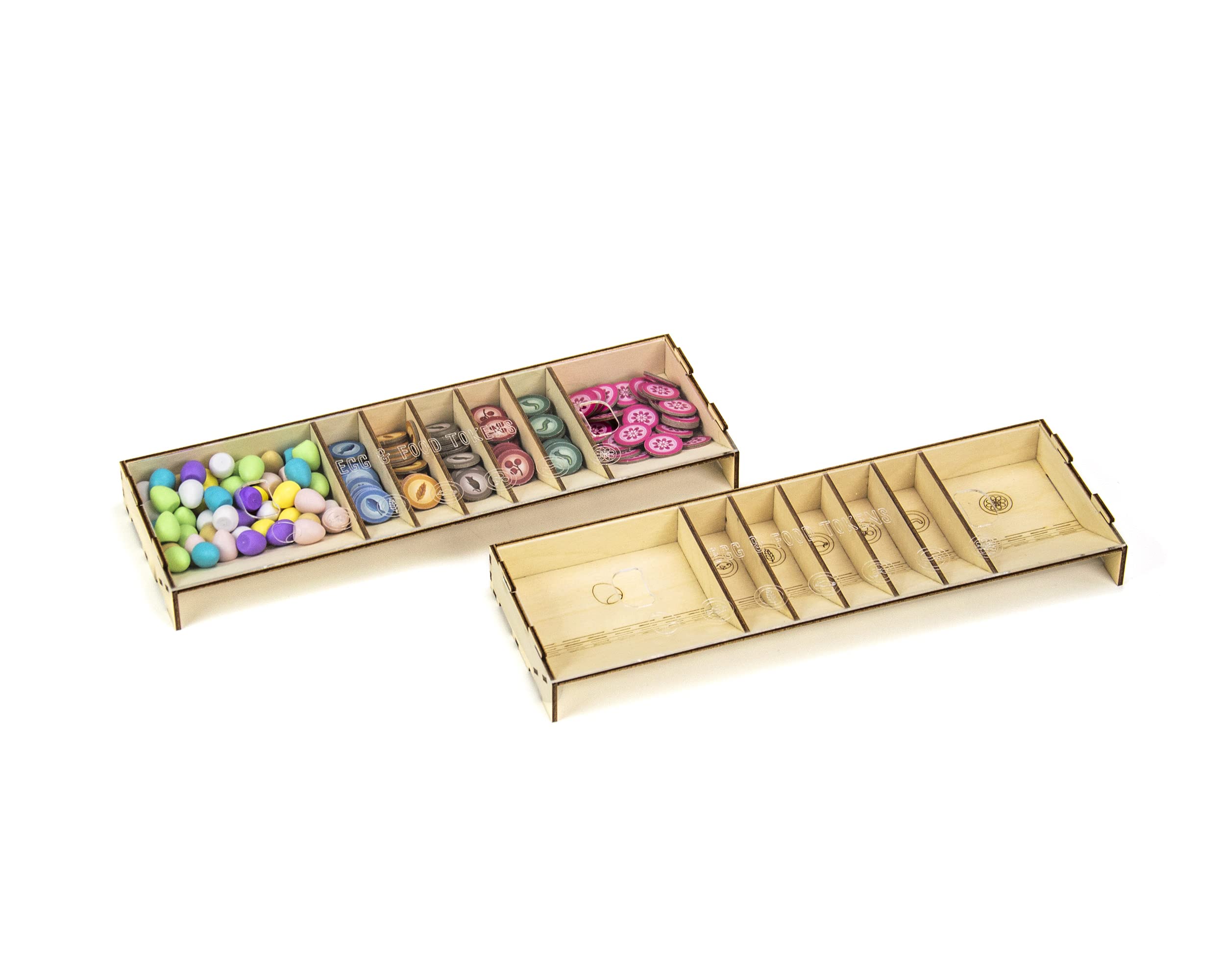 Wings Organizer for Wingspan Board Game & Expansions - Premium Storage Solution for Game Nights & Travel