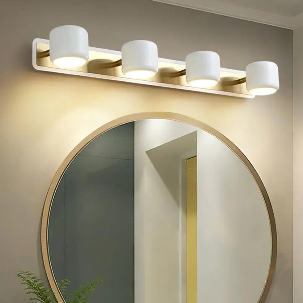 Waterproof Cylindrical LED Bathroom Spotlight - Dimmable Ceiling Light for Shower, Vanity, and Mirror Lighting - Energy Efficient Modern Bathroom Lighting Fixture