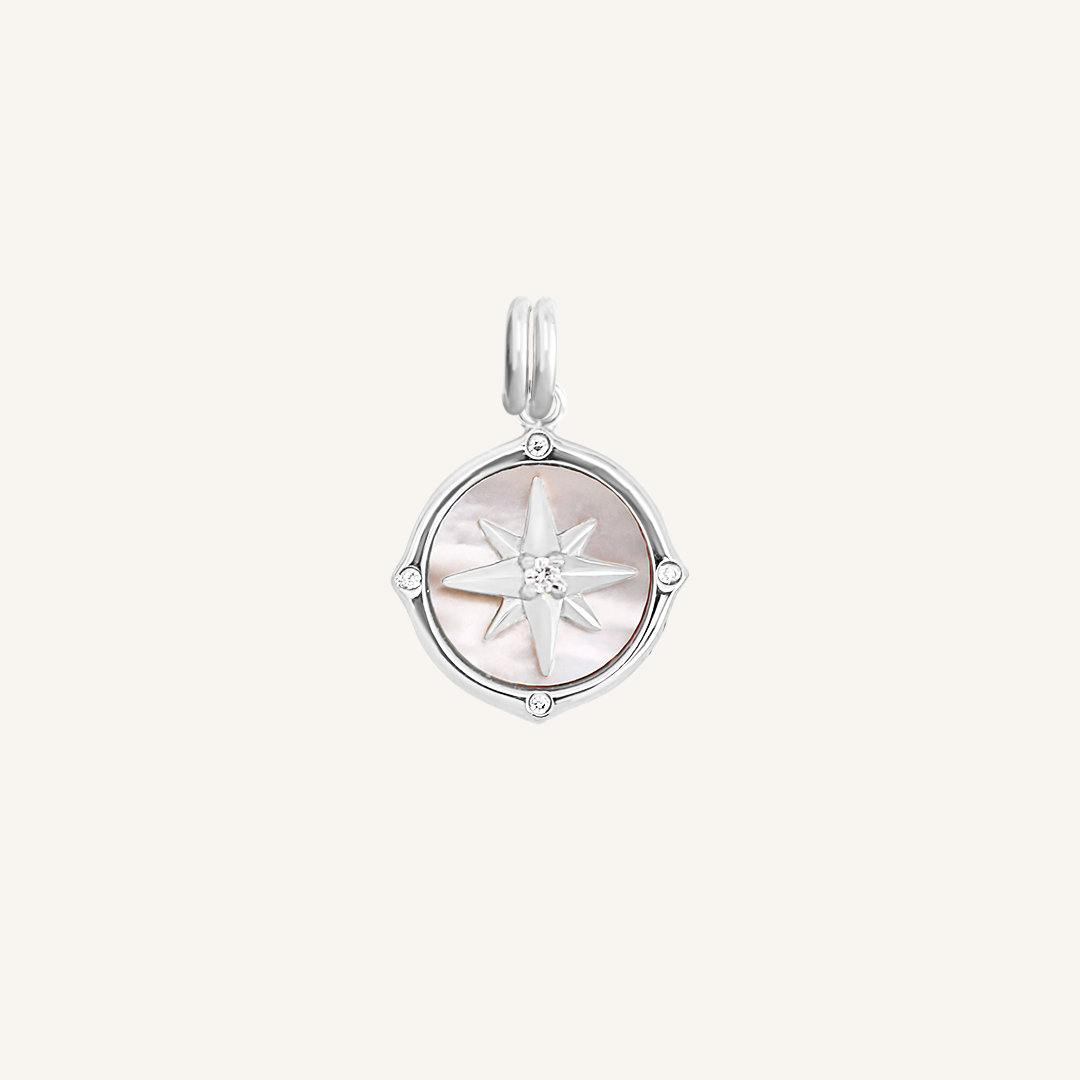Premium Compass Charm for Jewelry Making - Perfect for Necklaces, Bracelets & DIY Craft Projects | Outdoor Adventure & Travel Accessories