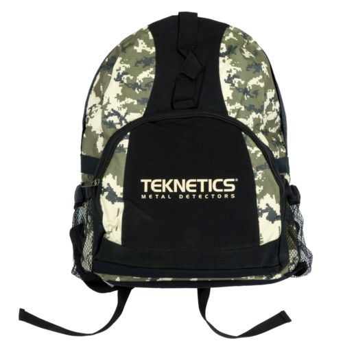 Teknetics Digital Camouflage Backpack for Metal Detecting - Waterproof Hiking Daypack with Multiple Pockets - Perfect for Outdoor Treasure Hunting & Camping Adventures