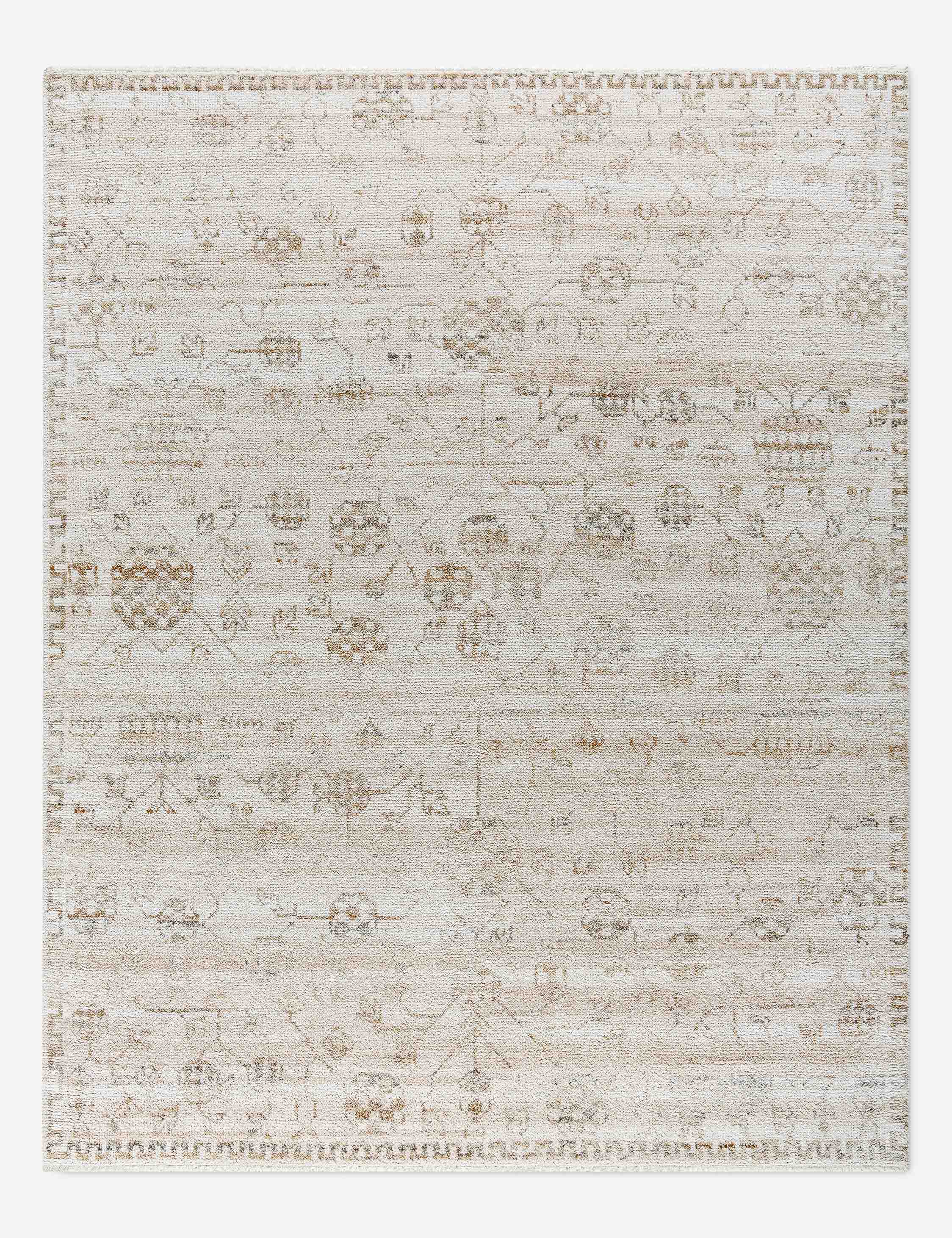 Handmade Birkett Hand-Knotted Wool Rug - Traditional Persian Design for Living Room, Bedroom & Home Decor